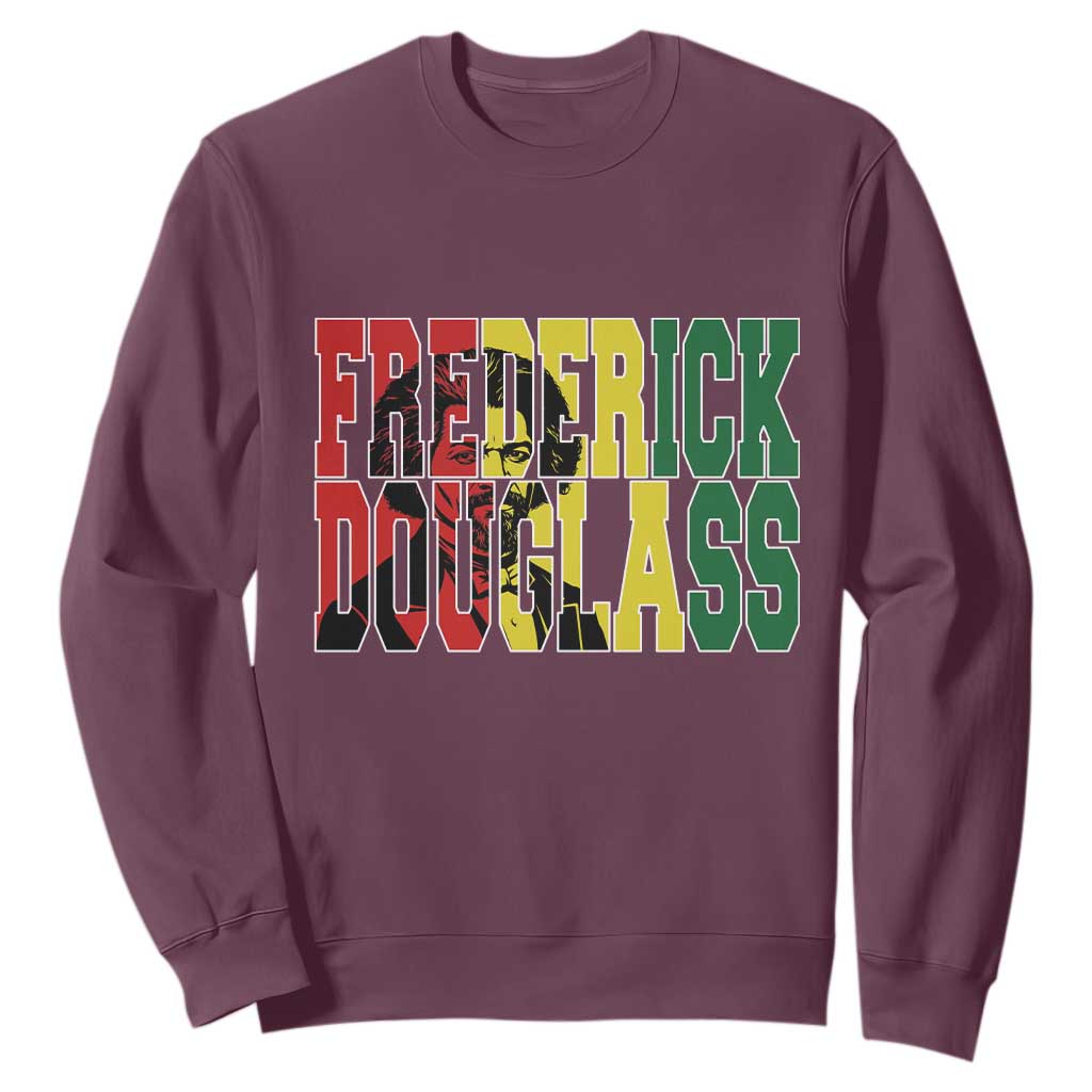 Frederick Douglass Sweatshirt Pan African Flag Black History Month - African Pride