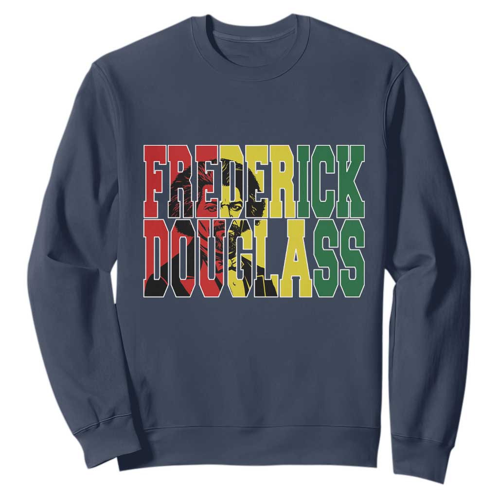 Frederick Douglass Sweatshirt Pan African Flag Black History Month - African Pride