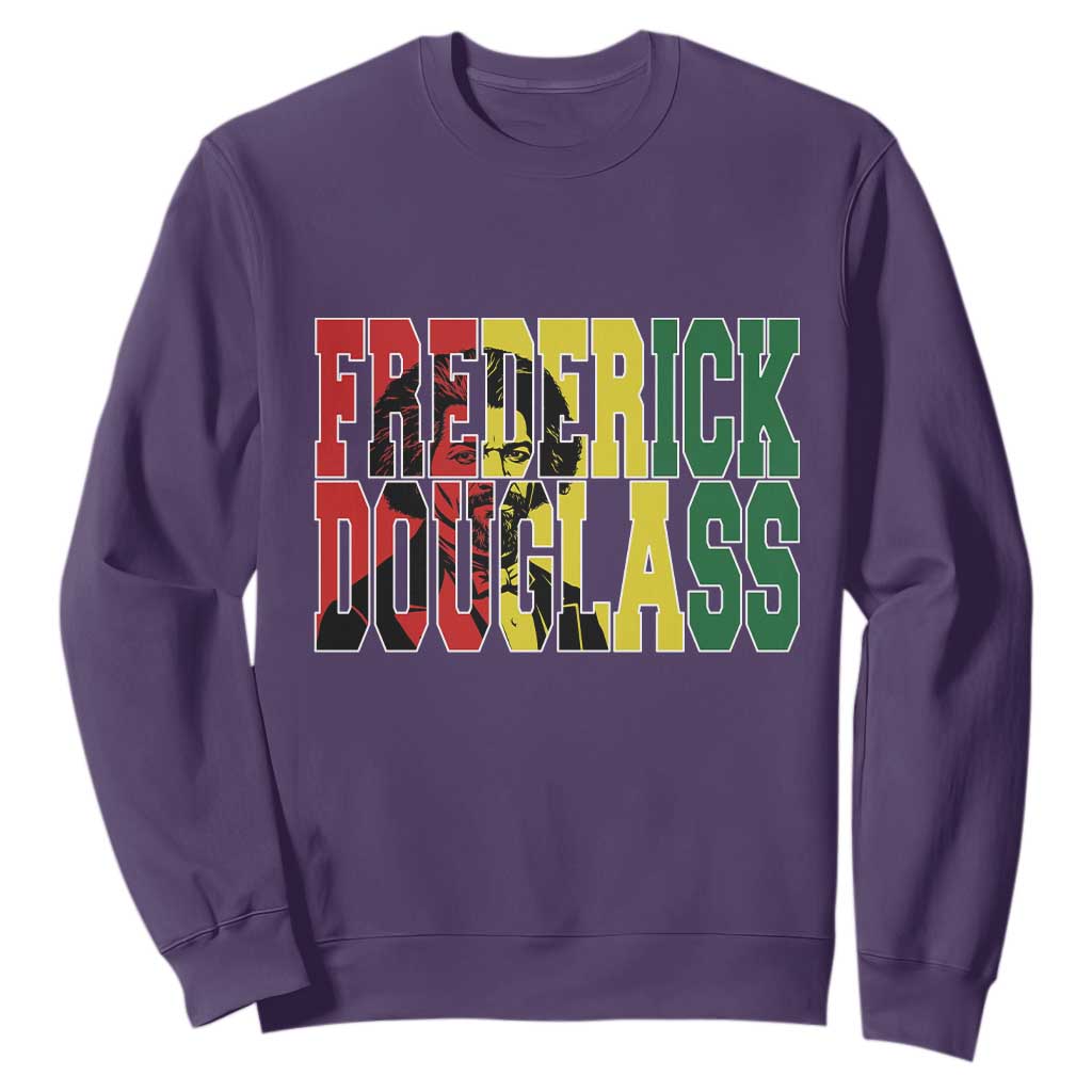 Frederick Douglass Sweatshirt Pan African Flag Black History Month - African Pride