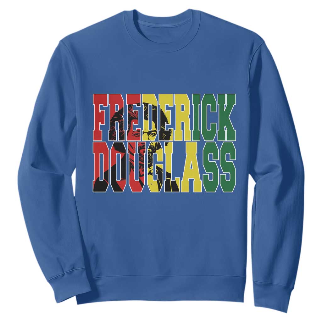 Frederick Douglass Sweatshirt Pan African Flag Black History Month - African Pride