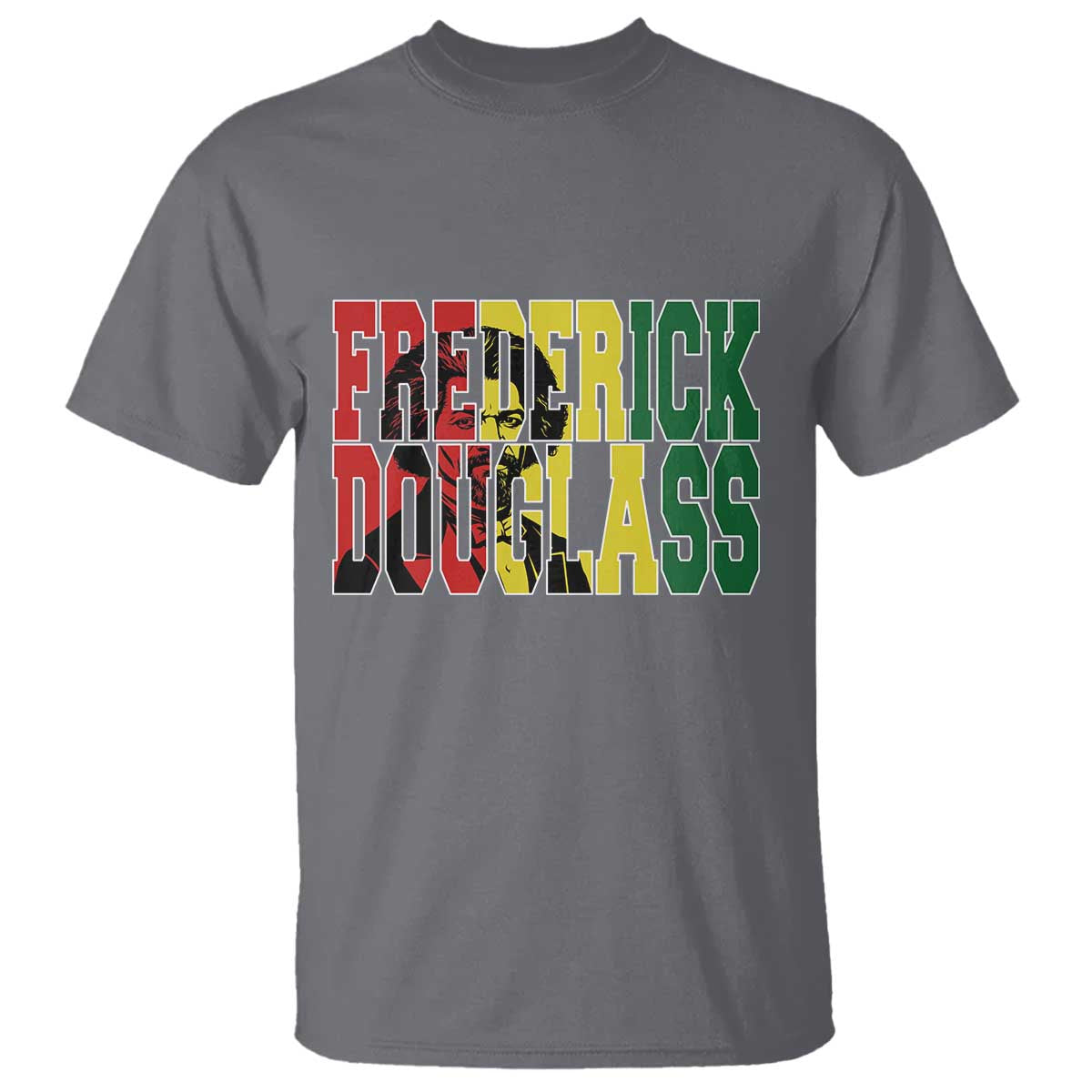 Frederick Douglass T Shirt Pan African Flag Black History Month - African Pride