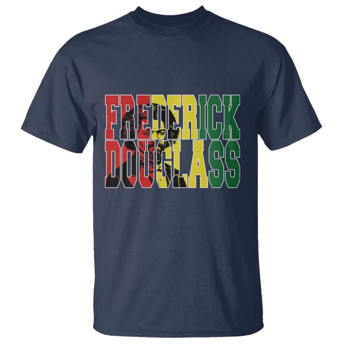 Frederick Douglass T Shirt Pan African Flag Black History Month - African Pride