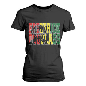 Frederick Douglass T Shirt For Women Pan African Flag Black History Month - African Pride