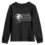 Frederick Douglass Quote Youth Sweatshirt Black History Month