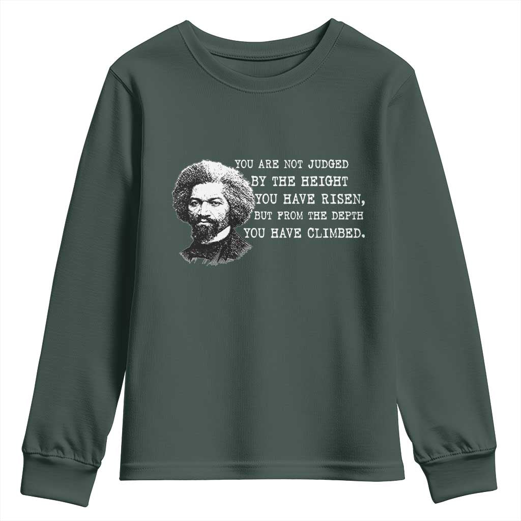 Frederick Douglass Quote Youth Sweatshirt Black History Month