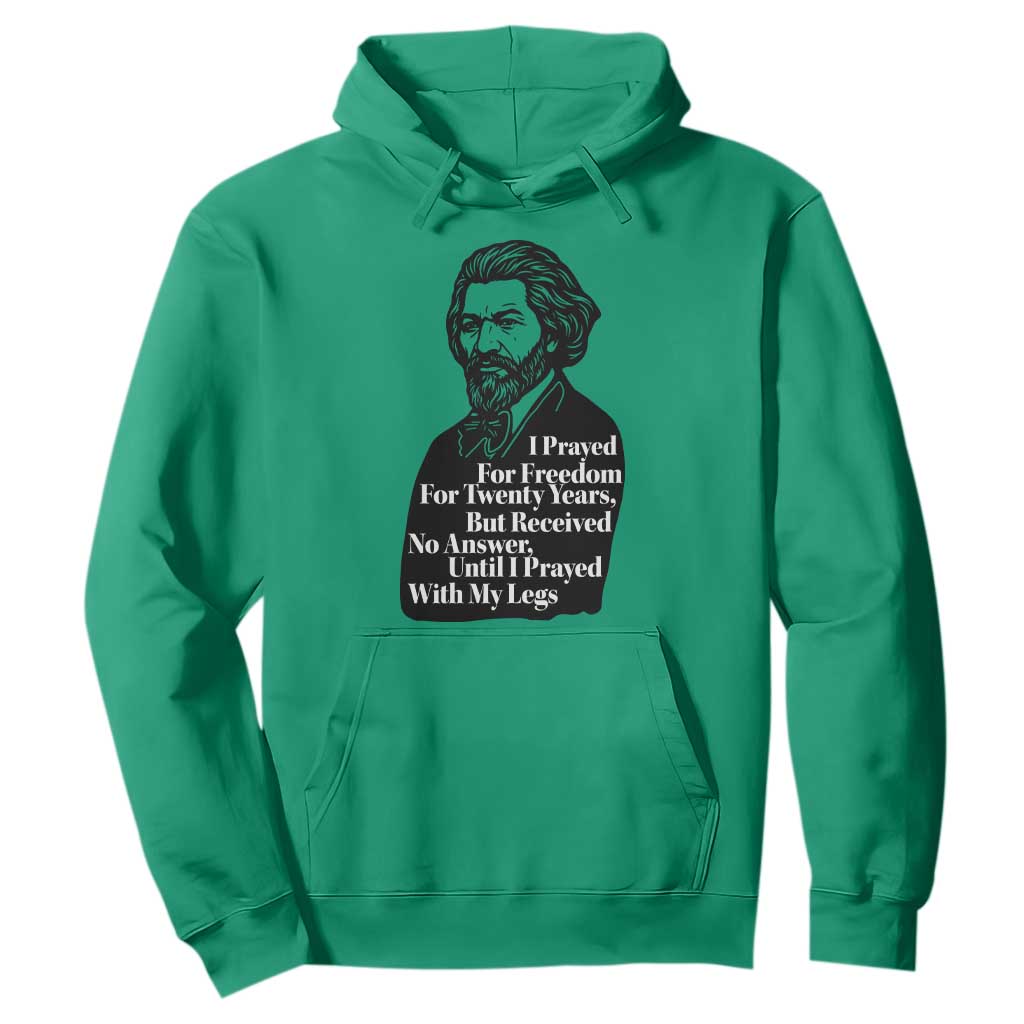 Frederick Douglass Inspirational Quote Hoodie Black History Month