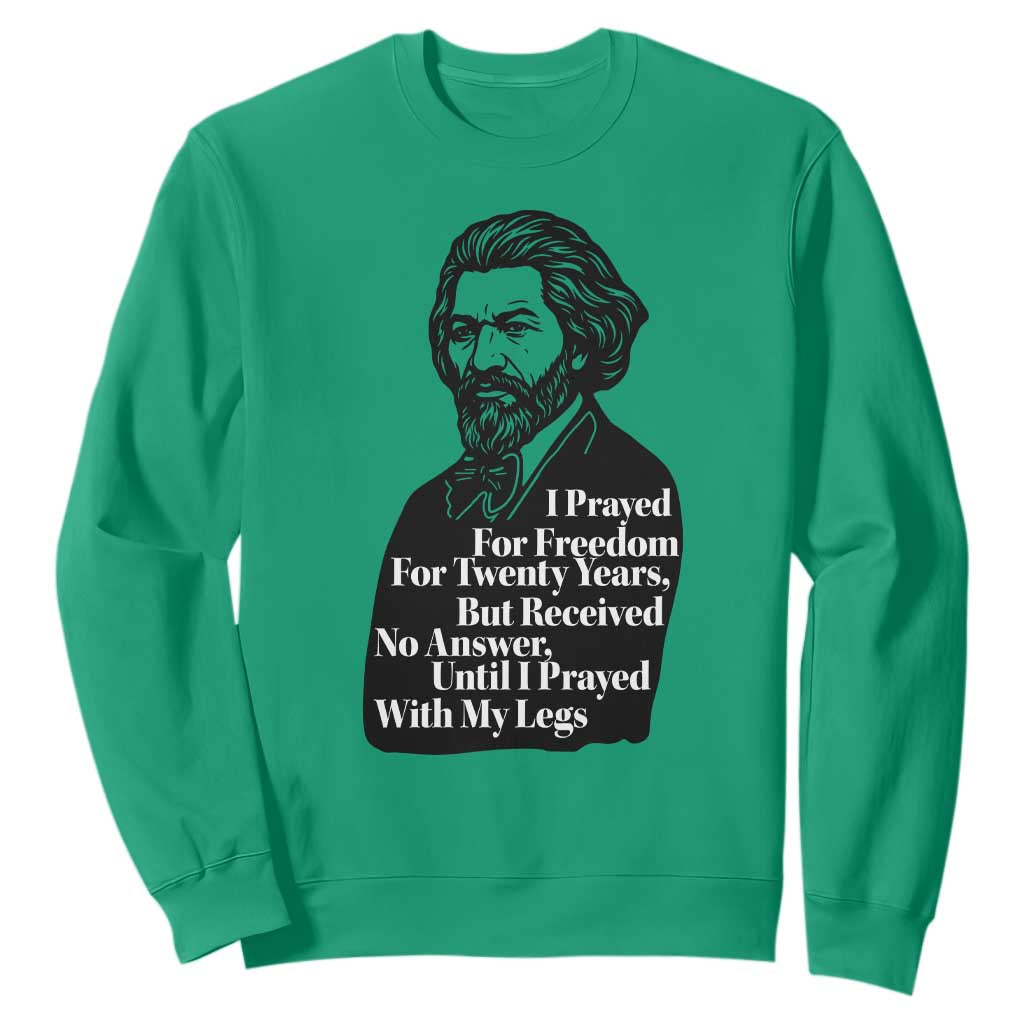 Frederick Douglass Inspirational Quote Sweatshirt Black History Month