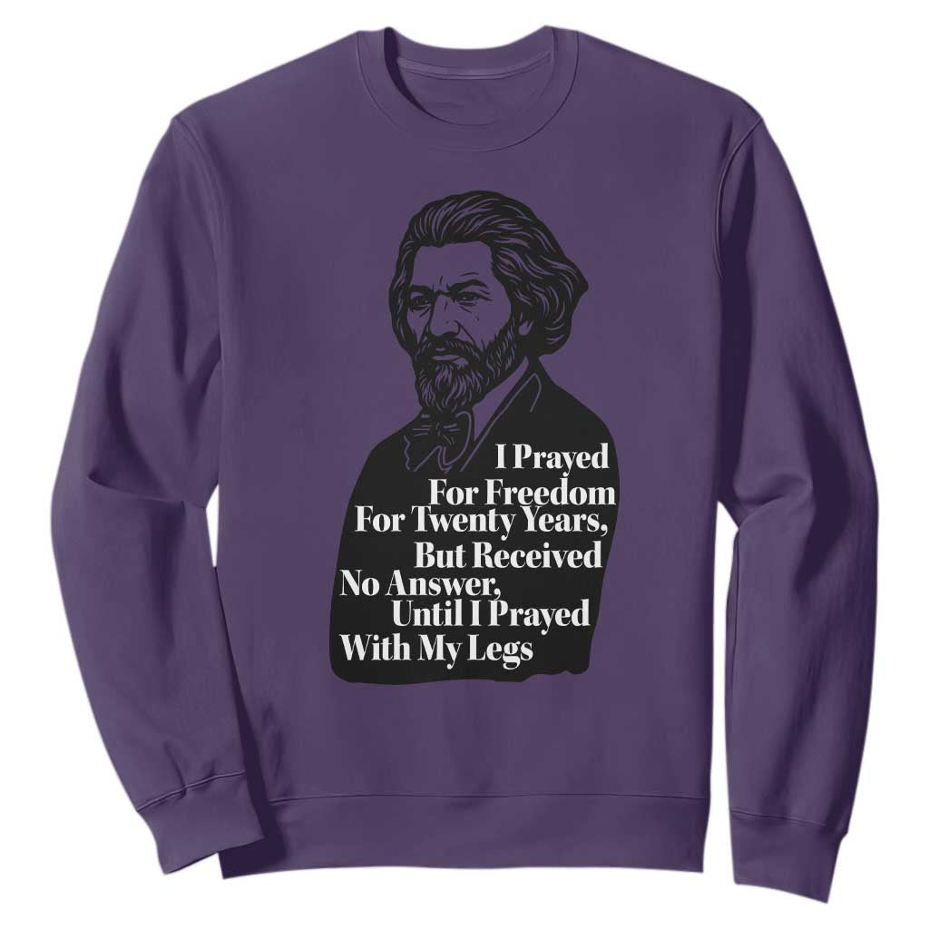 Frederick Douglass Inspirational Quote Sweatshirt Black History Month