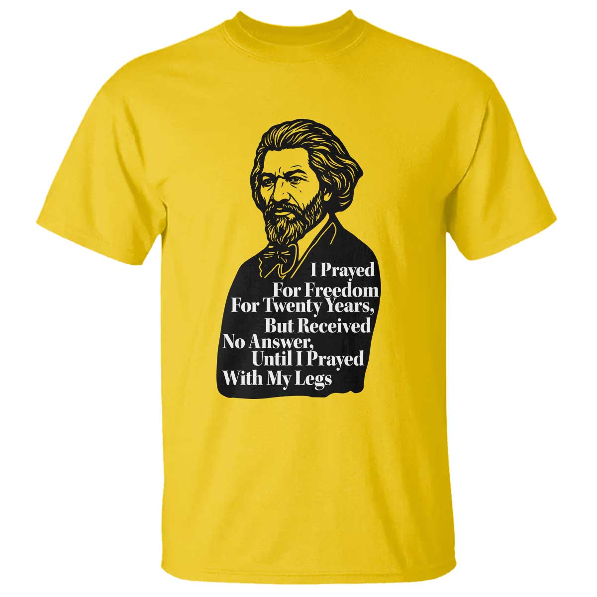 Frederick Douglass Inspirational Quote T Shirt Black History Month