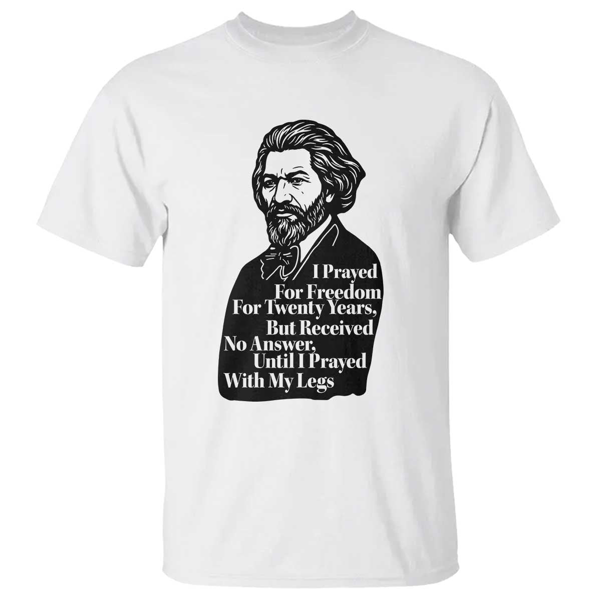 Frederick Douglass Inspirational Quote T Shirt Black History Month