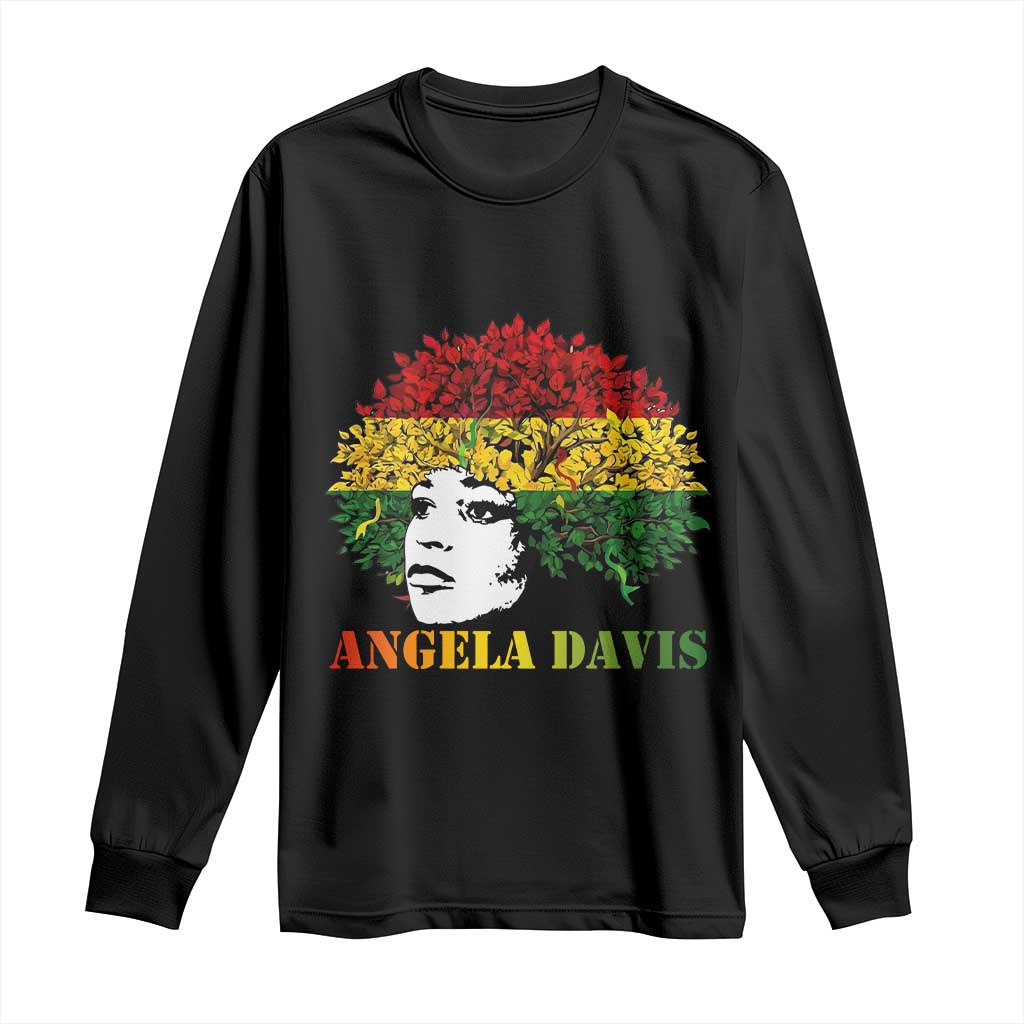 Angela Davis Long Sleeve Shirt Black History Month