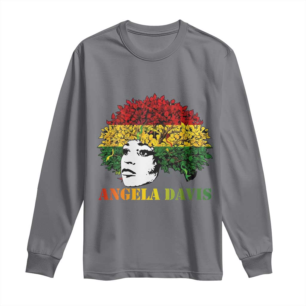 Angela Davis Long Sleeve Shirt Black History Month