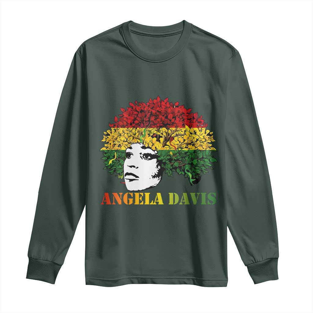 Angela Davis Long Sleeve Shirt Black History Month