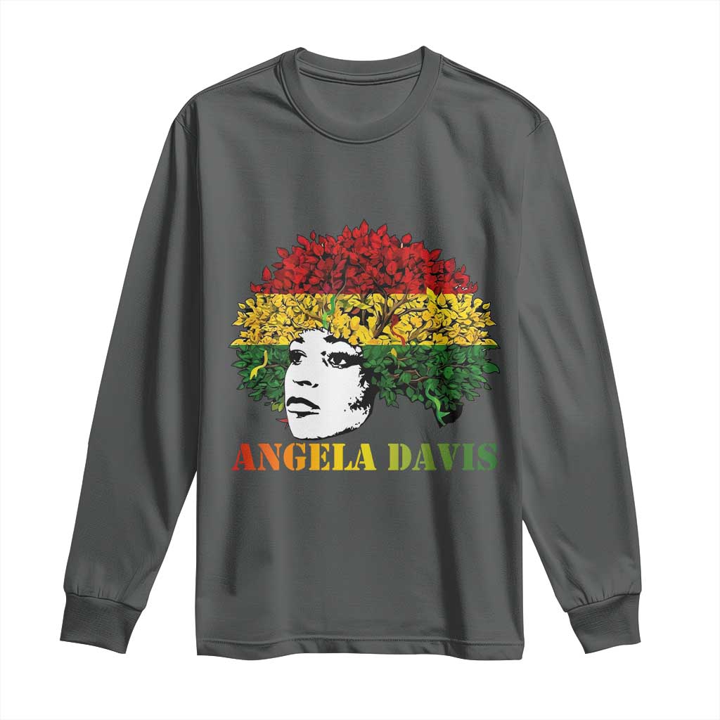 Angela Davis Long Sleeve Shirt Black History Month