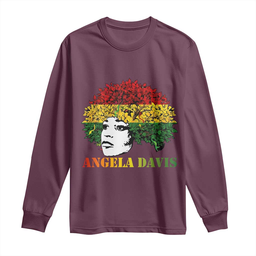Angela Davis Long Sleeve Shirt Black History Month