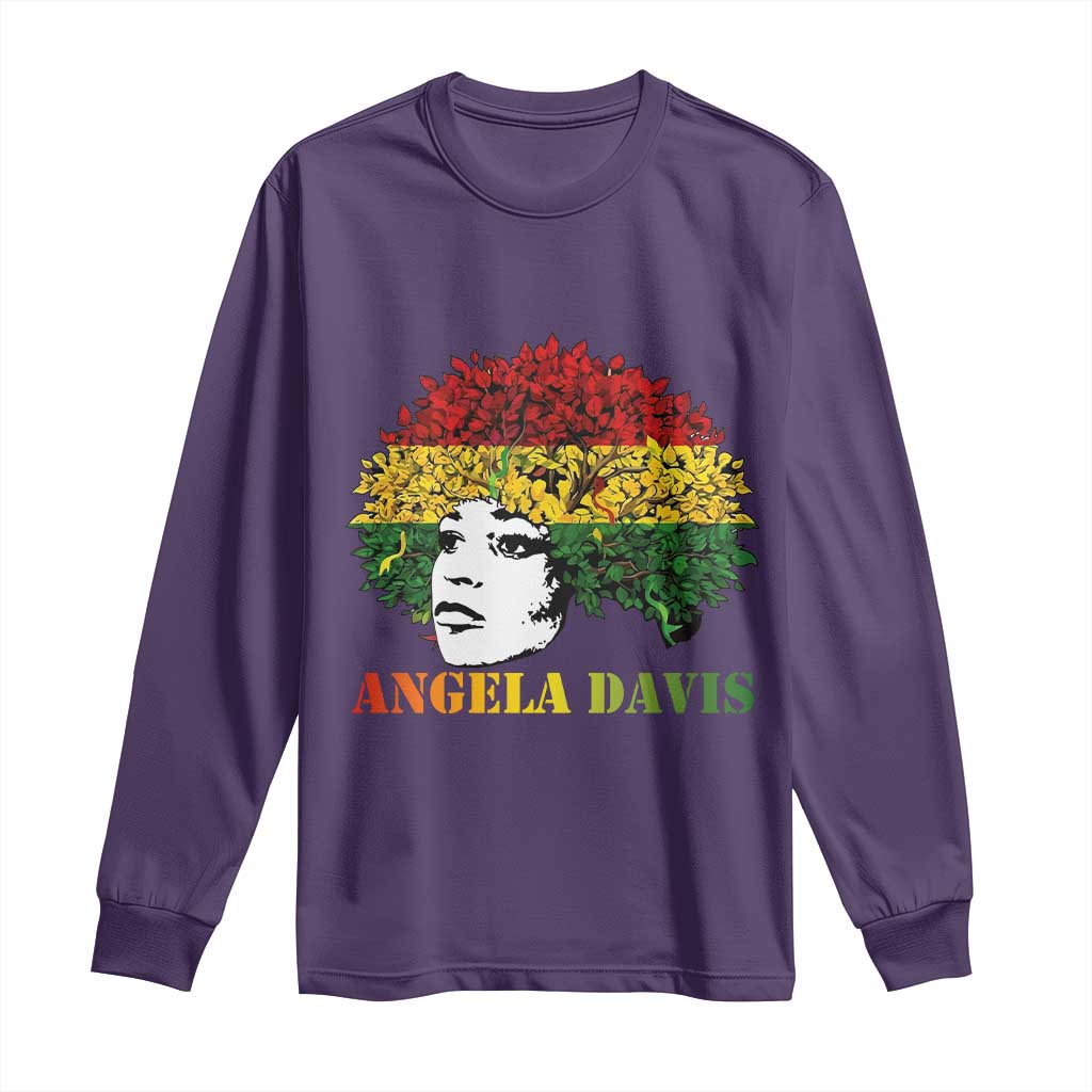 Angela Davis Long Sleeve Shirt Black History Month