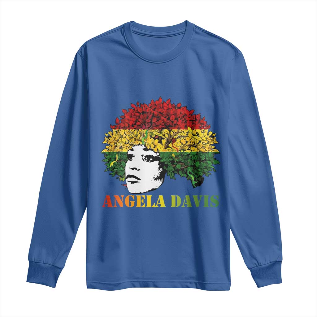 Angela Davis Long Sleeve Shirt Black History Month