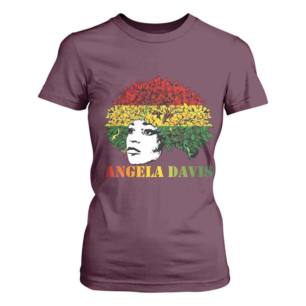 Angela Davis T Shirt For Women Black History Month