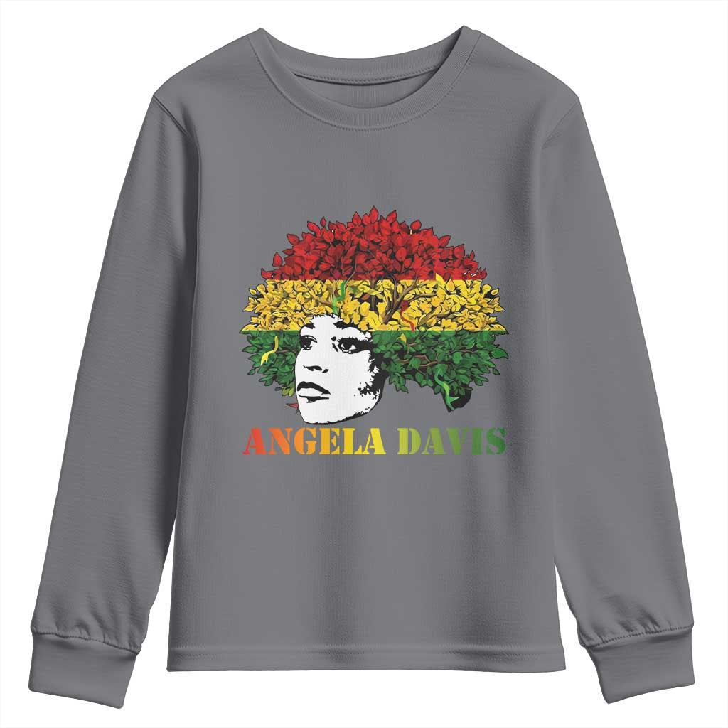 Angela Davis Youth Sweatshirt Black History Month