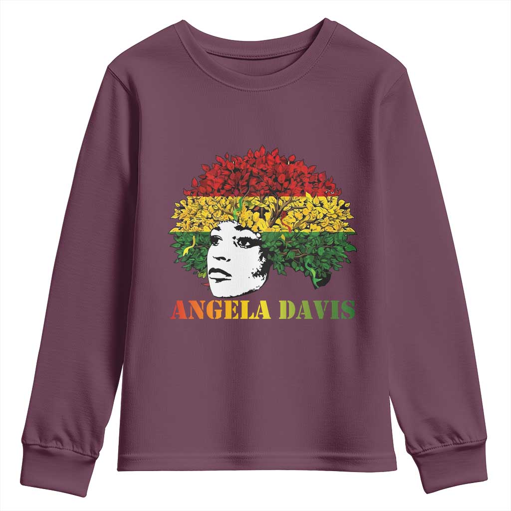 Angela Davis Youth Sweatshirt Black History Month