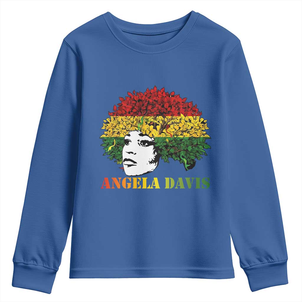 Angela Davis Youth Sweatshirt Black History Month