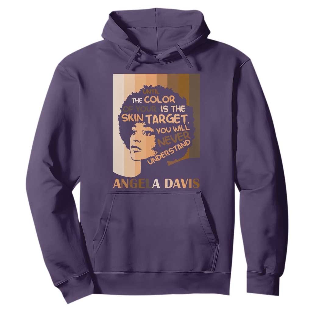 Angela Davis Inspirational Quote Hoodie Black Pride Melanin - African Pride