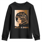 Angela Davis Inspirational Quote Youth Sweatshirt Black Pride Melanin - African Pride