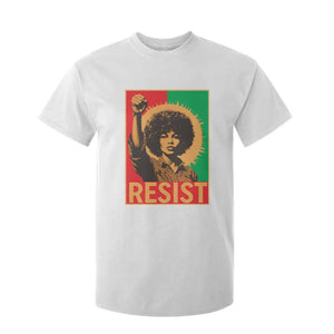 Angela Davis T Shirt For Kid Political Protest Resist Civil Rights Freedom - African Pride