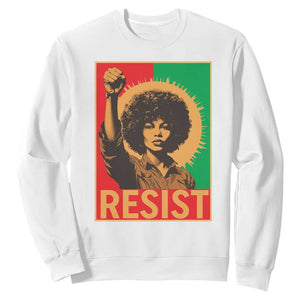 Angela Davis Sweatshirt Political Protest Resist Civil Rights Freedom - African Pride