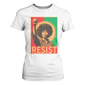 Angela Davis T Shirt For Women Political Protest Resist Civil Rights Freedom - African Pride