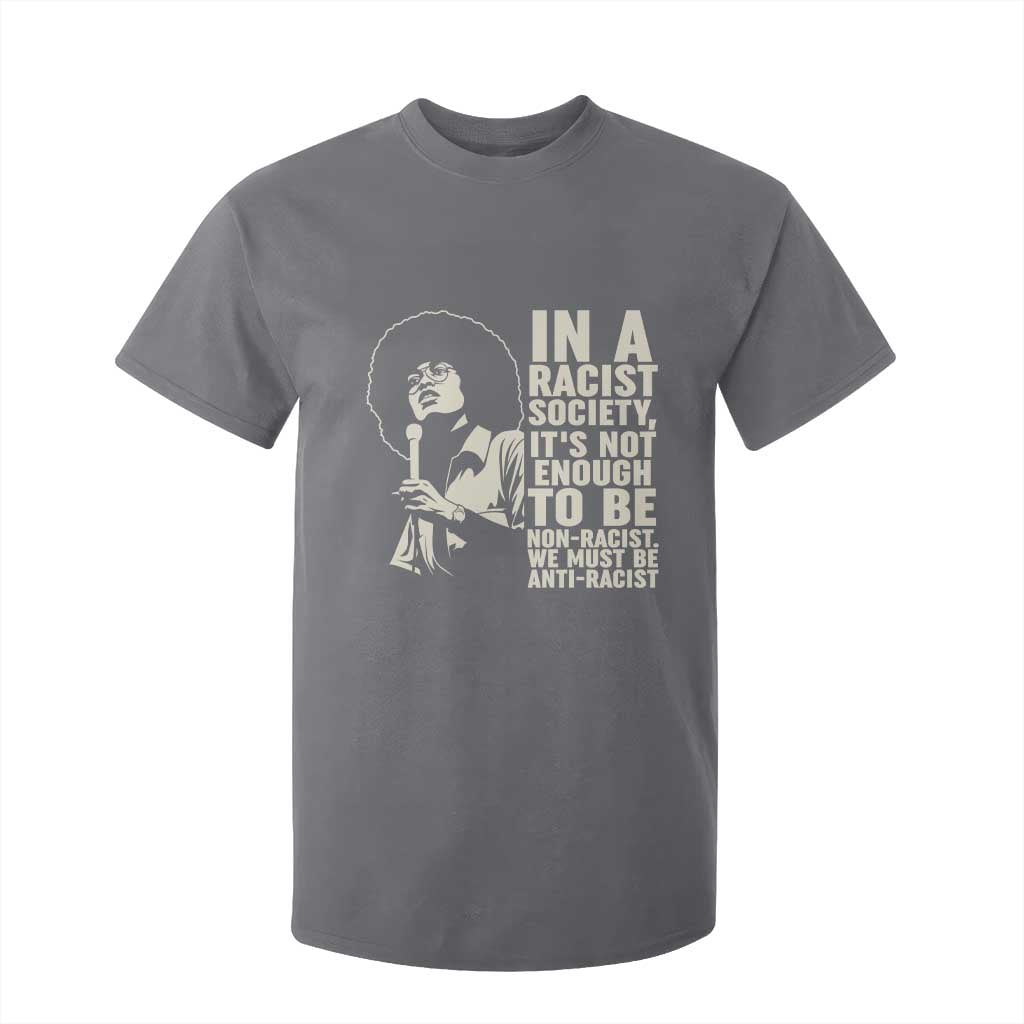 Angela Davis Inspirational Quote T Shirt For Kid - African Pride