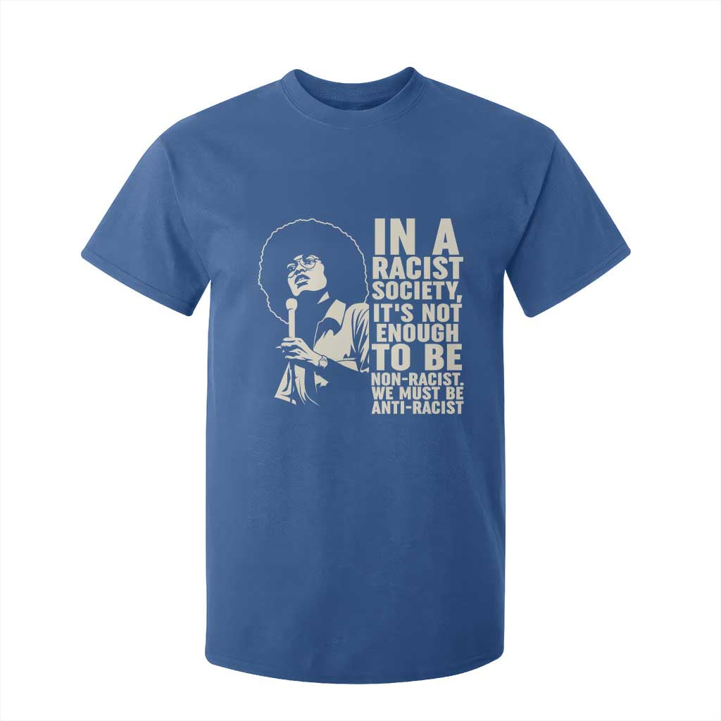 Angela Davis Inspirational Quote T Shirt For Kid - African Pride