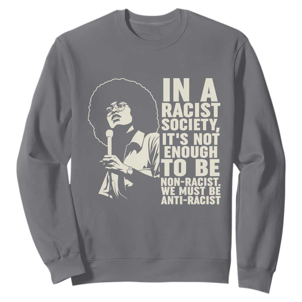 Angela Davis Inspirational Quote Sweatshirt - African Pride