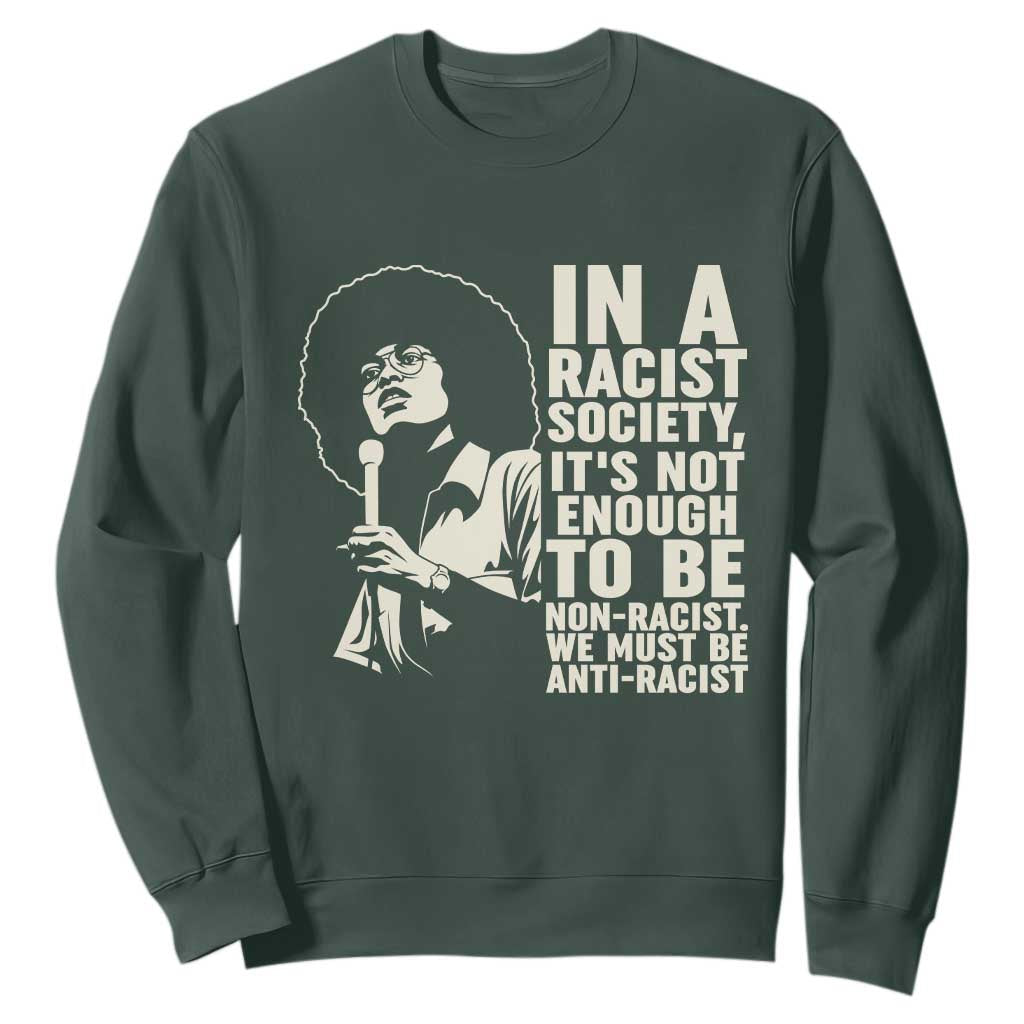 Angela Davis Inspirational Quote Sweatshirt - African Pride