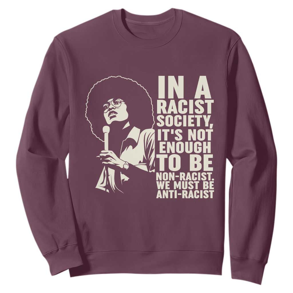 Angela Davis Inspirational Quote Sweatshirt - African Pride