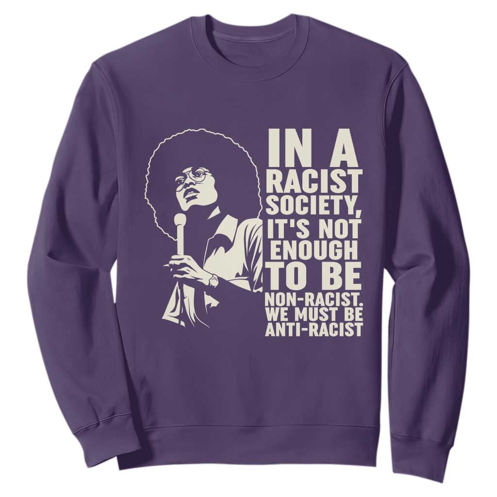 Angela Davis Inspirational Quote Sweatshirt - African Pride