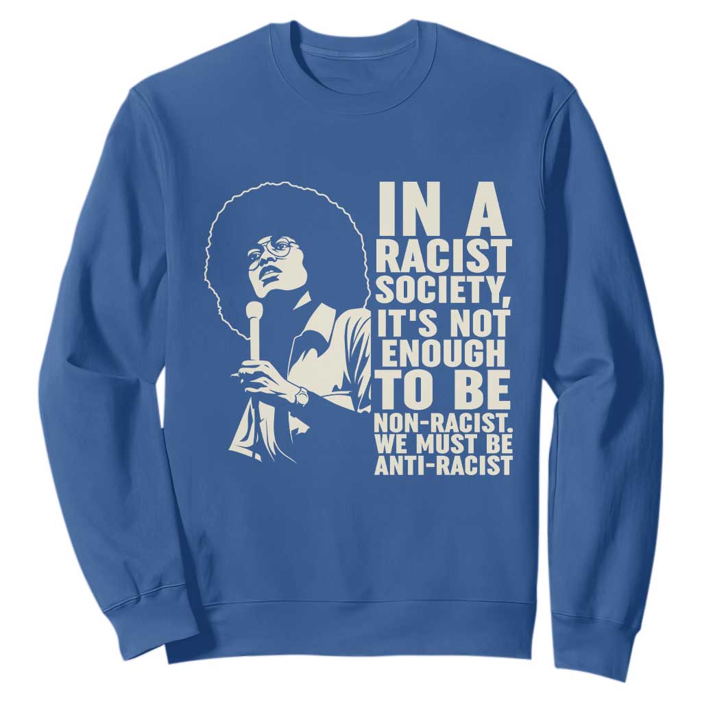 Angela Davis Inspirational Quote Sweatshirt - African Pride
