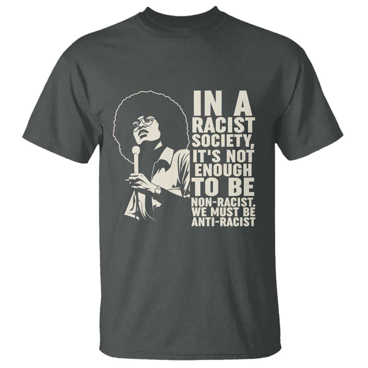 Angela Davis Inspirational Quote T Shirt - African Pride
