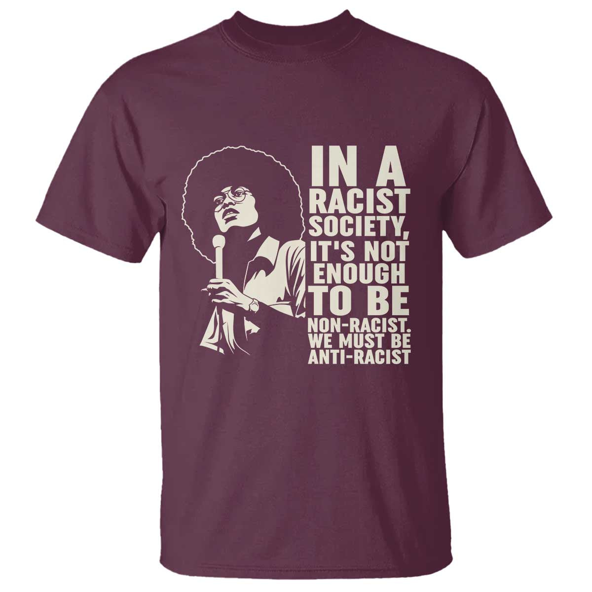 Angela Davis Inspirational Quote T Shirt - African Pride