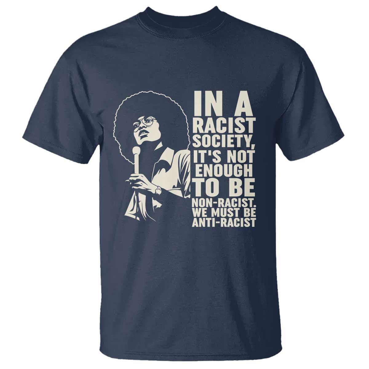 Angela Davis Inspirational Quote T Shirt - African Pride