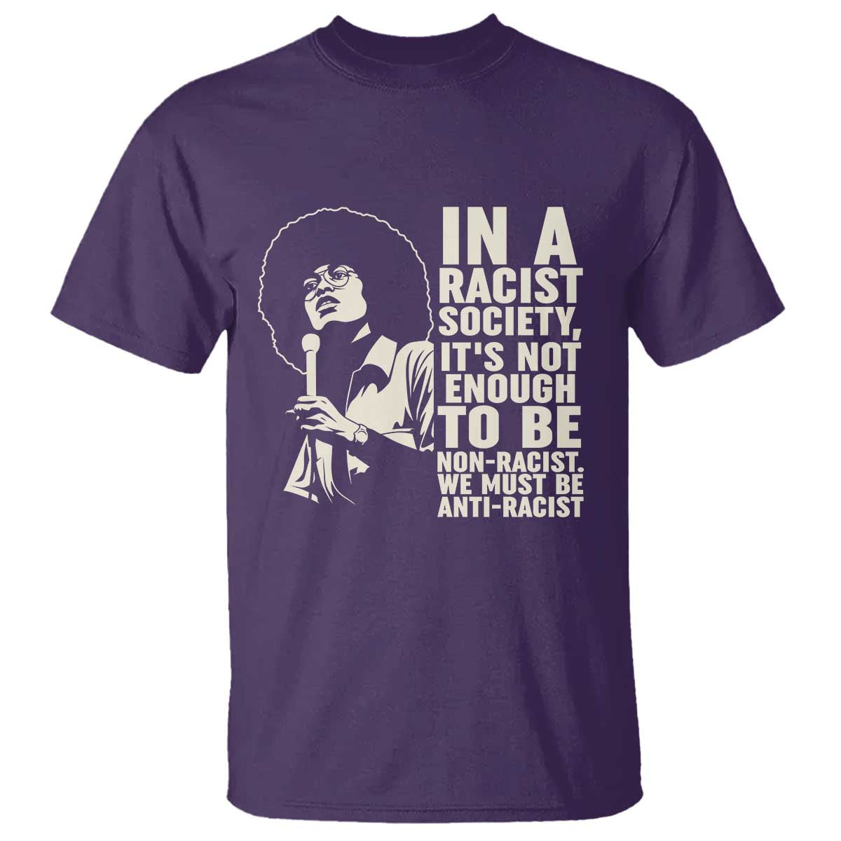 Angela Davis Inspirational Quote T Shirt - African Pride