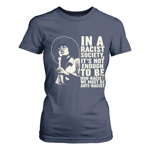 Angela Davis Inspirational Quote T Shirt For Women - African Pride