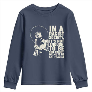 Angela Davis Inspirational Quote Youth Sweatshirt - African Pride