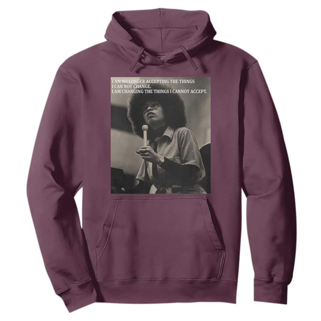 Angela Davis Inspirational Quote Hoodie Black History Month - African Pride