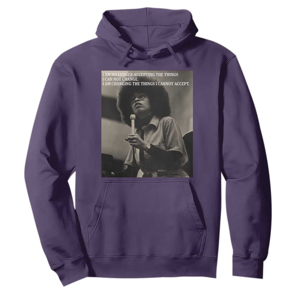 Angela Davis Inspirational Quote Hoodie Black History Month - African Pride