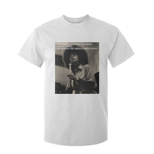 Angela Davis Inspirational Quote T Shirt For Kid Black History Month - African Pride