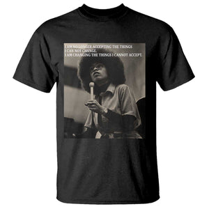 Angela Davis Inspirational Quote T Shirt Black History Month - African Pride