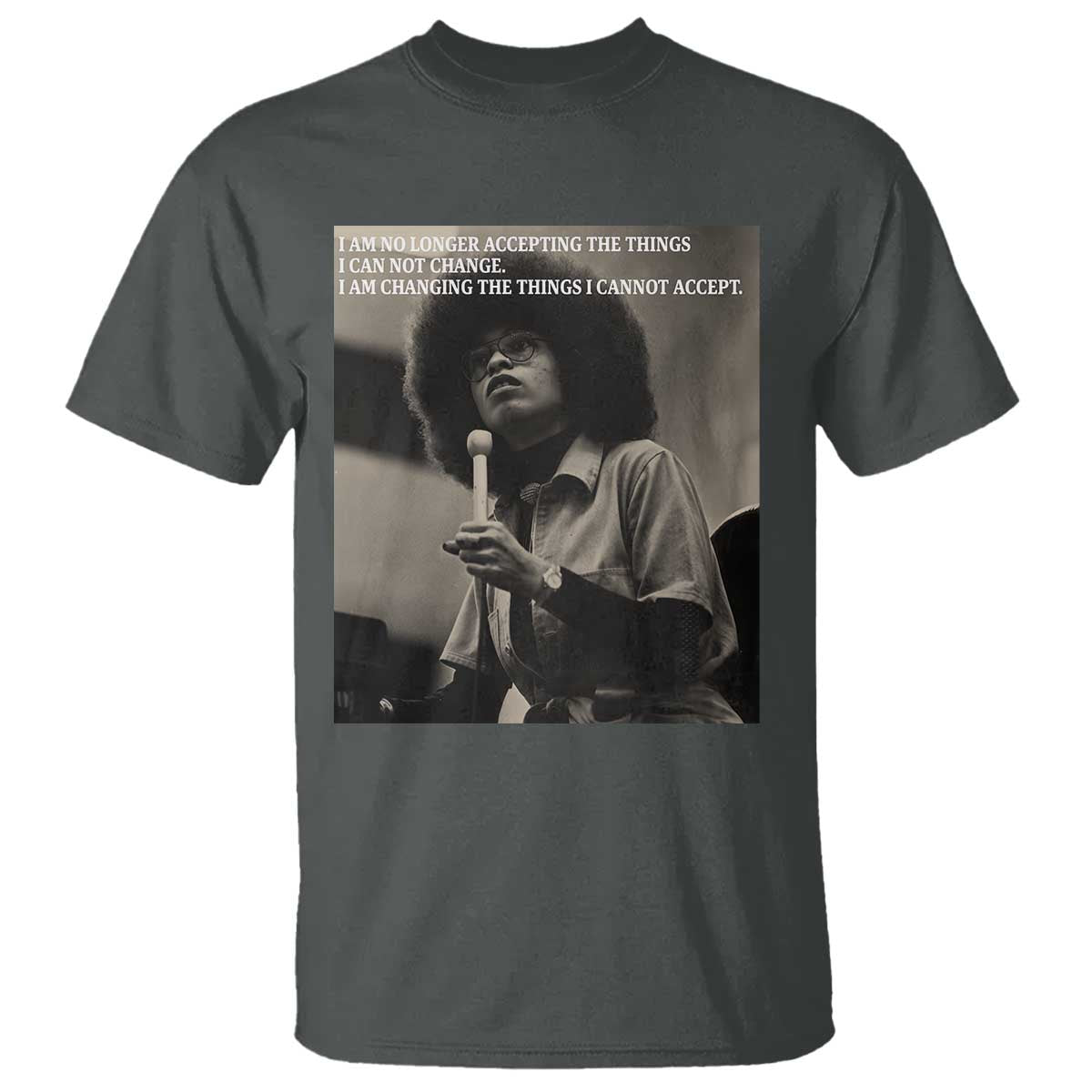 Angela Davis Inspirational Quote T Shirt Black History Month - African Pride