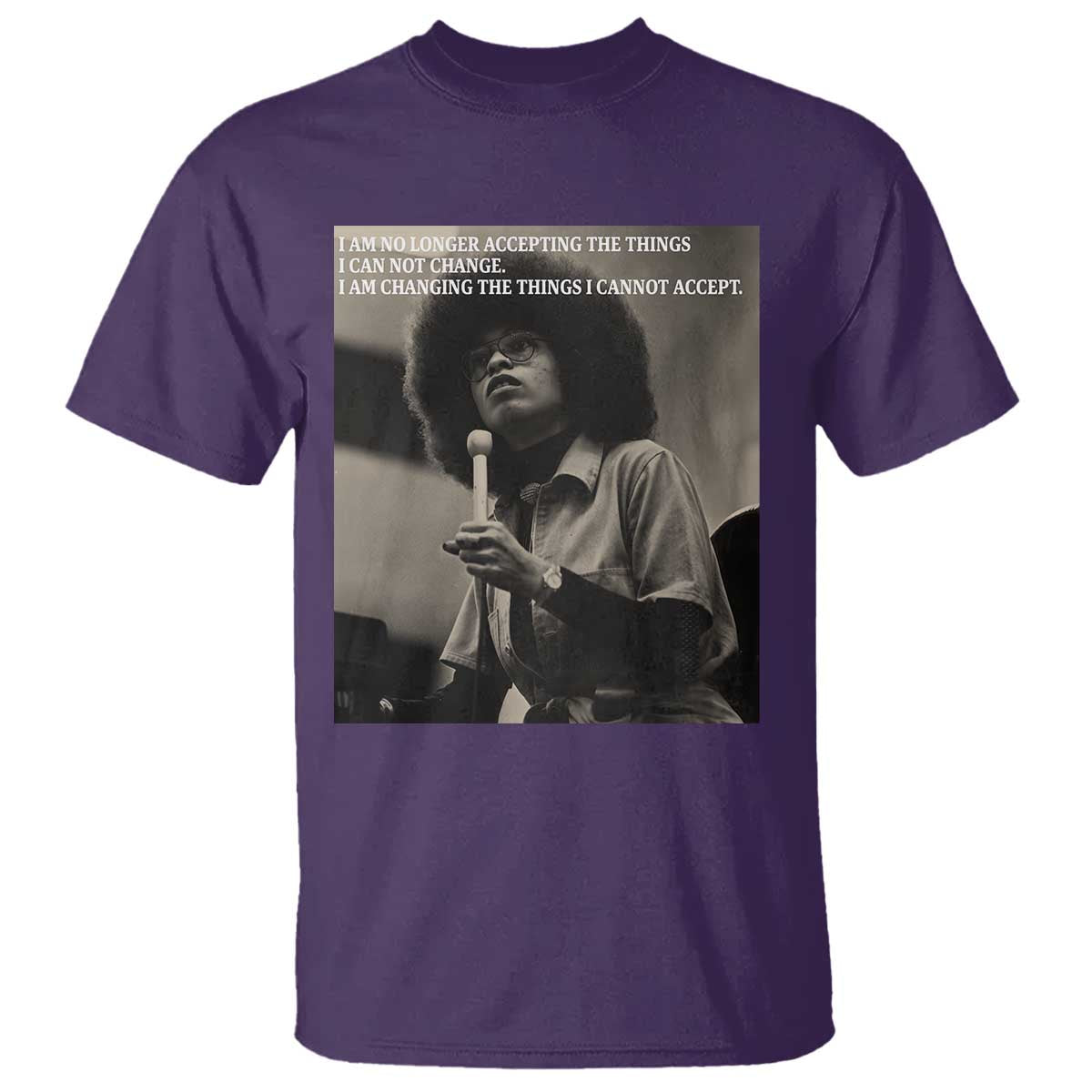 Angela Davis Inspirational Quote T Shirt Black History Month - African Pride