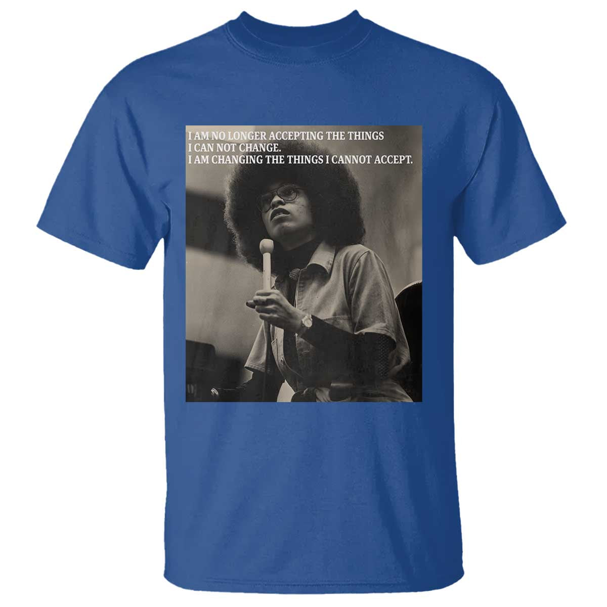 Angela Davis Inspirational Quote T Shirt Black History Month - African Pride